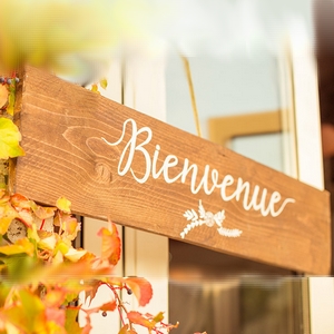 Panneau « Bienvenue »