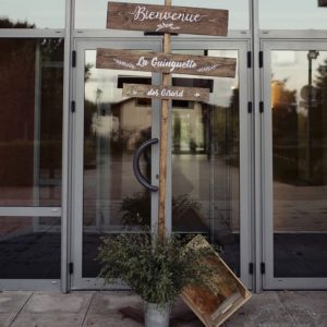 Panneau « Bienvenue »
