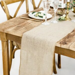 Chemin de table en jute