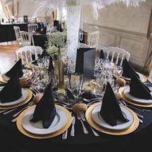 Nappe ronde – Noir