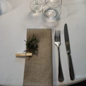 Serviette lin naturel