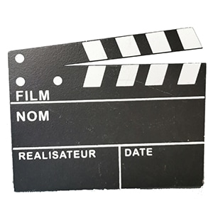 Clap cinéma - 15cm