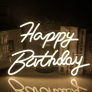 Néon « Happy Birthday »