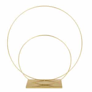 Double cercle doré