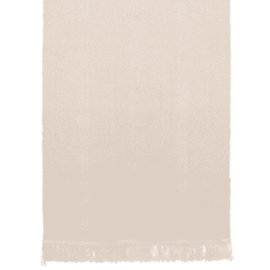 Tapis tissé écru
