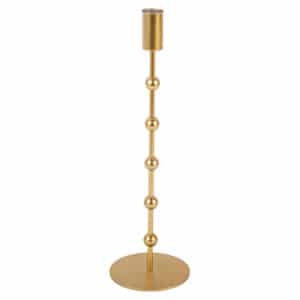 Chandelier Perles Dorées – 30cm