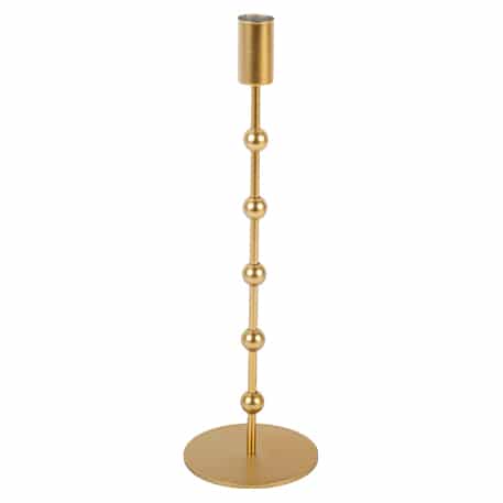 Chandelier Perles Dorées - 30cm