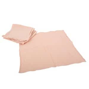 Serviette en gaze de coton Vieux rose 40x40cm E&C Events location matériel décoration mariage anniversaire événement Pays de Gex geneve Suisse