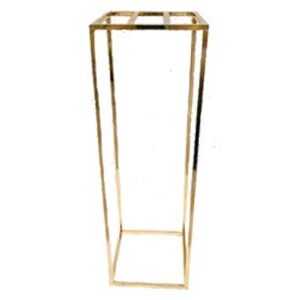 Colonne métal doré 1m
