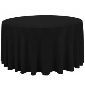 Nappe ronde – Noir