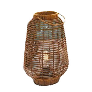 Lanterne led en bois