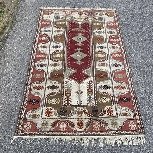 Tapis Oriental Ton Rouge