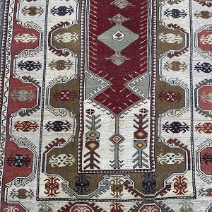 Tapis Oriental Ton Rouge