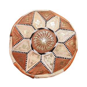 Pouf Oriental Marron