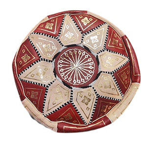Pouf Oriental Rouge