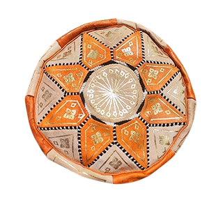 Pouf Oriental Orange