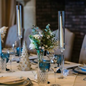 Set de Chandeliers transparents