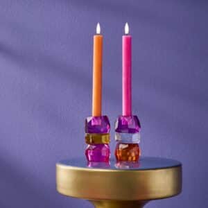 Bougie Chandelle Led – Orange