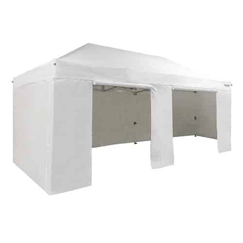 barnum pliant alu pro 55 3x6m pvc blanc avec 6 murs location tente chapiteau mobilier ec events pays de gex